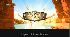 Desktop Screenshot of legendofanwar.com